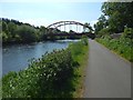 Riverside path near the Bonhill Bridge