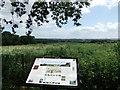 Information board by the Chalkland Way