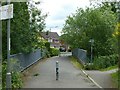 Footbridge over the Ock Brook