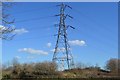 Pylon by relief channel