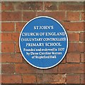 Blue plaque, St John