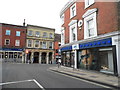 Southgate Street at the junction of High Street, Winchester