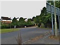 Roundabout on Badger Farm Road, Olivers Battery