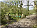 Footbridge over the River Goyt at Taxal