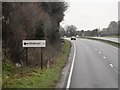 Approaching the Cadleigh turning, A38