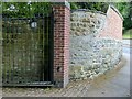 Manor House wall, Nottingham Road