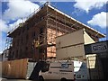 New building under construction, Bedford Street, Royal Leamington Spa