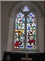 The east window of St Mary?s church, Mariansleigh