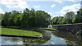 Side pond at Factory Locks, New Main Line