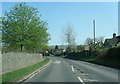 A371 nears Church Road junction, Winscombe