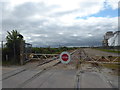 Railway line leading to Aggregate Industries siding and yard