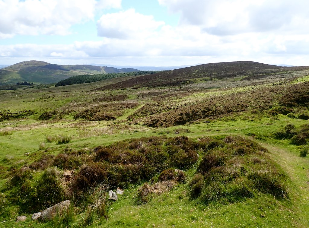 Track linking the summit of Slieve... © Eric Jones :: Geograph Ireland