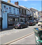 ST1599 : Conti Fish & Chips shop, Upper High Street, Bargoed by Jaggery