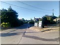 View up the road from the Ship, Blaxhall