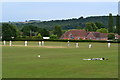 Cricket on the green at Dinton