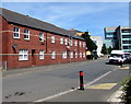 Flats on the west side of Canal Terrace, Newport