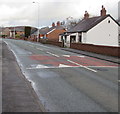 Wrexham Road speed bump, Cefn-y-bedd, Flintshire