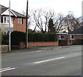 Northern boundary sign, Cefn-y-bedd, Flintshire