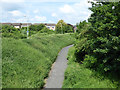 Path heading north from Withersfield Road