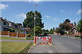 Closed footway on Meriden Avenue