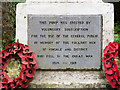 W6449 : Kinsale War Memorial (dedication) by David Dixon