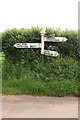 SCC fingerpost near Sampford Brett