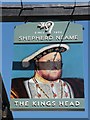 TQ7843 : Kings Head sign by Oast House Archive