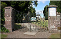 Gates to Trinity Gask Parish Church