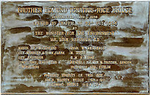 S6012 : Brother Edmund Ignatius Rice Bridge (plaque) by David Dixon