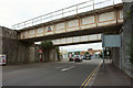 ST1775 : Railway bridges, Grangetown by Derek Harper