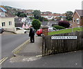 Unique street name sign, Coppers Knapp, Lyme Regis