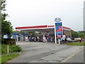 Esso filling station and Costa coffee shop, Pyle