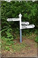 SCC Fingerpost Crowcombe Heathfield Station