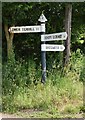 SCC Fingerpost North of Bishops Lydeard