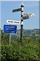 SCC Fingerpost at Bishops Lydeard, Cotelstone Road