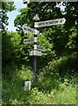 SCC Fingerpost at Lydeard Cross