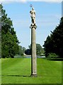 SU8294 : The Britannia Pillar in West Wycombe Park by Steve Daniels