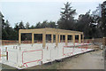 SP8808 : The Partially Erected Frame of the New Cafe in Wendover Woods by Chris Reynolds