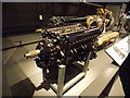 View of a Rolls Royce Merlin engine in the RAF Museum