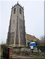 TG4919 : Tower of Holy Trinity & All Saints church, Winterton by Helen Steed
