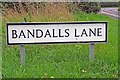 Bandalls Lane sign