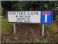 Sowters Lane sign