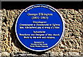 SN4501 : George Elkington blue plaque in Burry Port by Jaggery