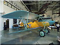 View of an Albatross D.Va in the RAF Museum