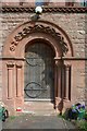 Holy Trinity Church (2) - entrance door, Trimpley, Worcs