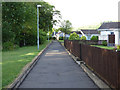 Riverside path at Glen Avenue