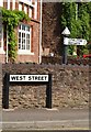 SCC Fingerpost in Bishops Lydeard at West Street