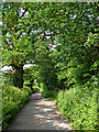 Hyde Mill Lane south-west of Brewood in Staffordshire