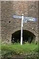 Modern Devon CC Fingerpost at Cracker Corner