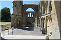ST5038 : Looking west own the Lady Chapel and Galilee Chapel by John C